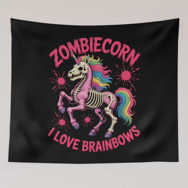 Item preview, Zombiecorn Gothic Halloween Unicorn Lovers designed and sold by Sea4Adventures.