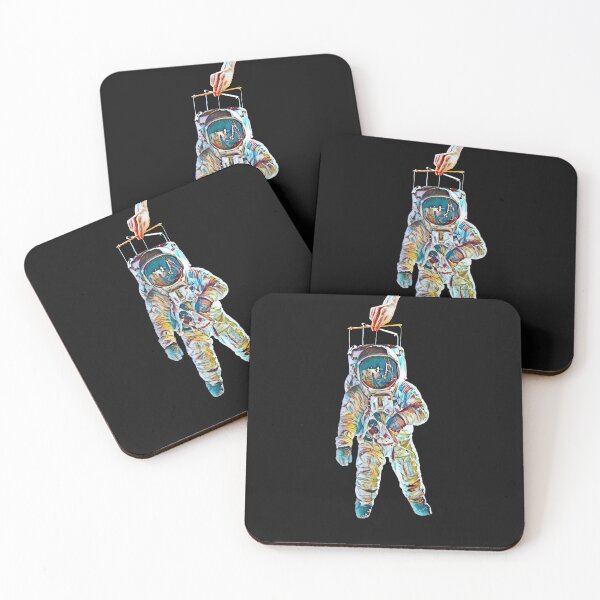 Item preview, Astronaut being suspended by puppet Strings. designed and sold by AfricaSkyBlue.
