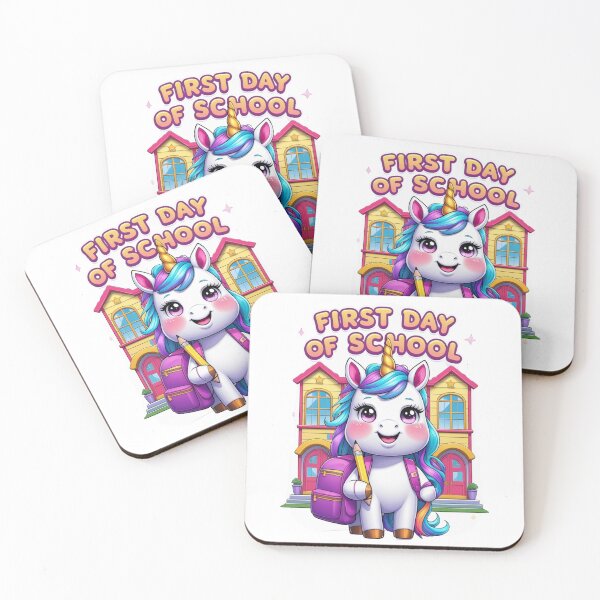Item preview, First Day of School – Cute Unicorn Back to School Design for Kids designed and sold by SnoyTextil.