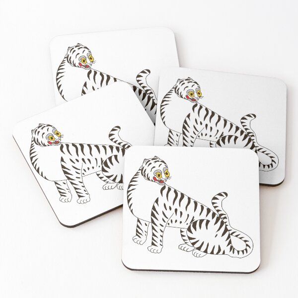 Item preview, Korean Traditional White Tiger – Guardian of the Mountains designed and sold by Yoma-iknow.