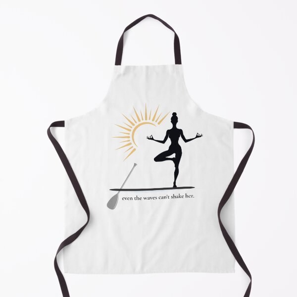 Item preview, Even the Waves Can’t Shake Her – SUP Yoga Sticker designed and sold by bobparduephoto.