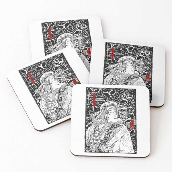 Item preview,  Ukiyoe: The Beauty of Courtesans and Butterflies - Japanese Art items designed and sold by tokomoroJP.