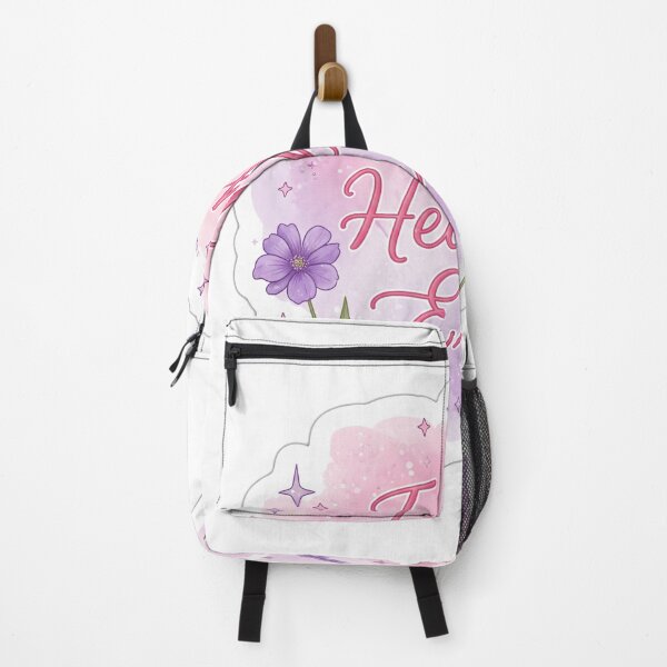 Item preview, In My Healing Era – Aesthetic Handwritten Sticker in Soft Pink and Lavender designed and sold by 001Haiba.