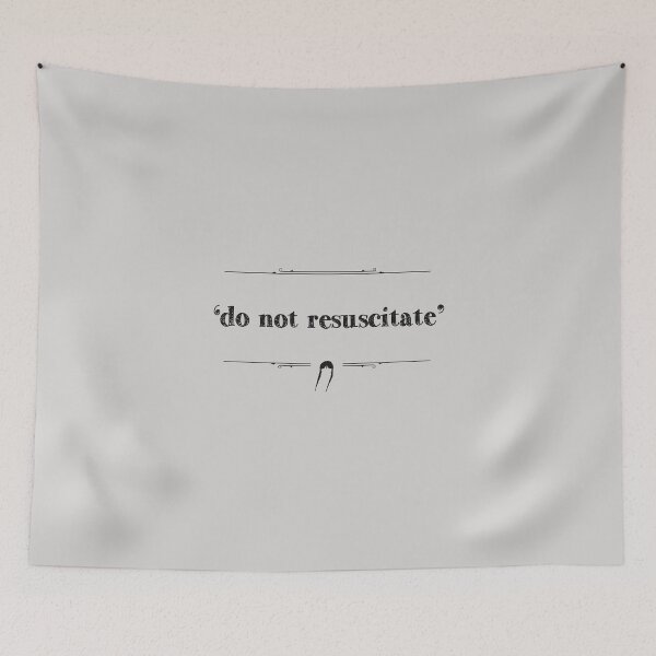 Item preview, 'do not resuscitate' | wednesday designed and sold by Pinu92.