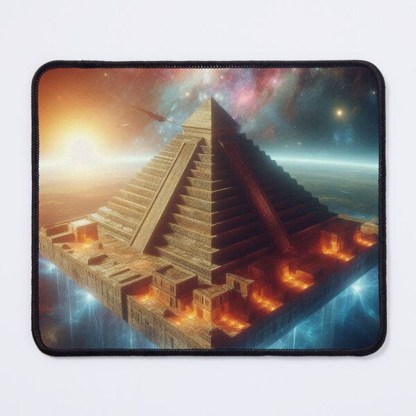 Item preview, ancient mystical pyramid floating in space designed and sold by Dogandesighn.