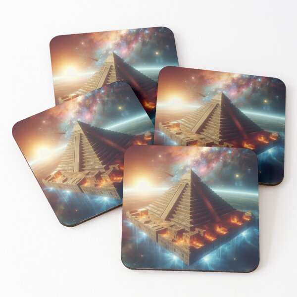Item preview, ancient mystical pyramid floating in space designed and sold by Dogandesighn.