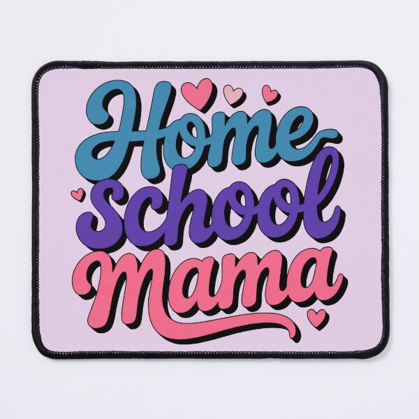 Item preview, Homeschool Mama - Cute Hand Lettered Typography Design designed and sold by YourSocialBae.