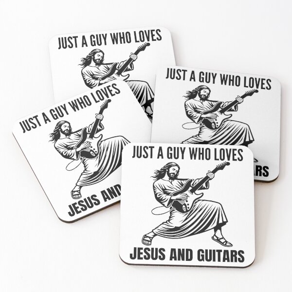 Item preview, Just A Guy Who Loves Jesus And Guitars designed and sold by I-wanna-T-shirt.