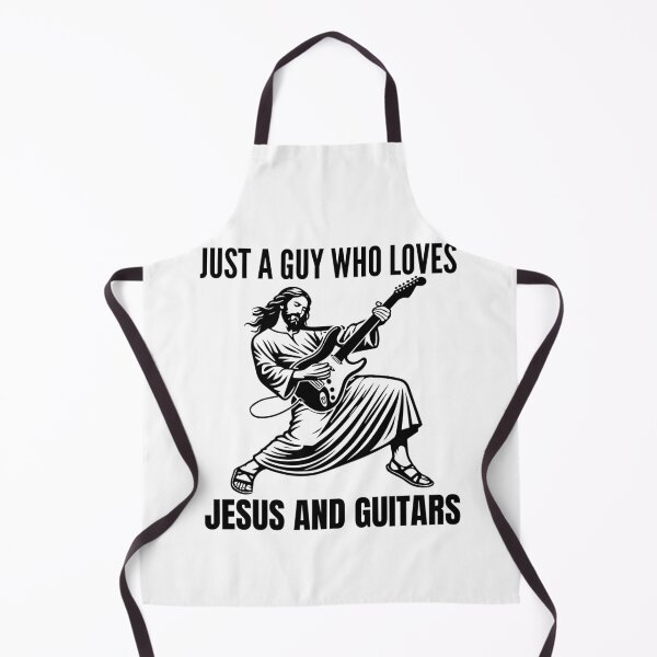 Item preview, Just A Guy Who Loves Jesus And Guitars designed and sold by I-wanna-T-shirt.