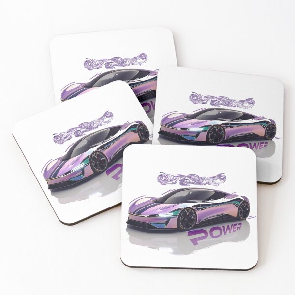 Item preview, Purple Futuristic Sports Car designed and sold by  Gabrielasmar Automotive art.