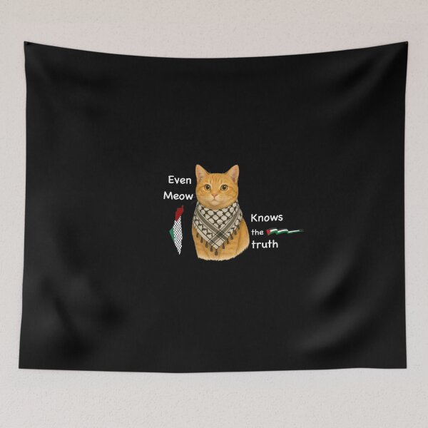 Item preview,  Palestine cat kofya scarf designed and sold by Freedom fighters.