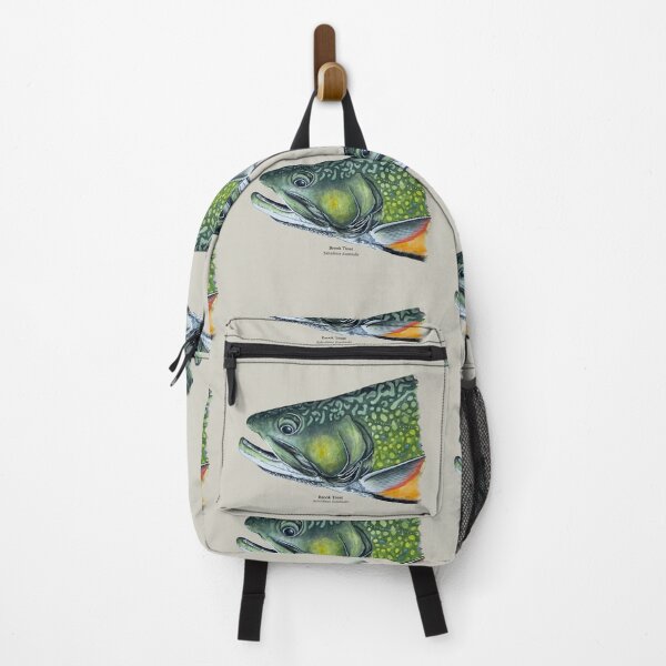 Item preview, Brook Trout Head Painting designed and sold by Stephen Emms.