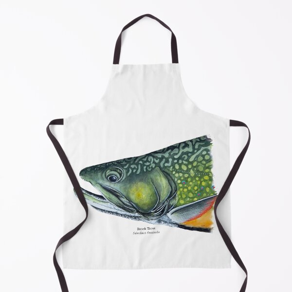 Item preview, Brook Trout Head Painting designed and sold by Stephen Emms.