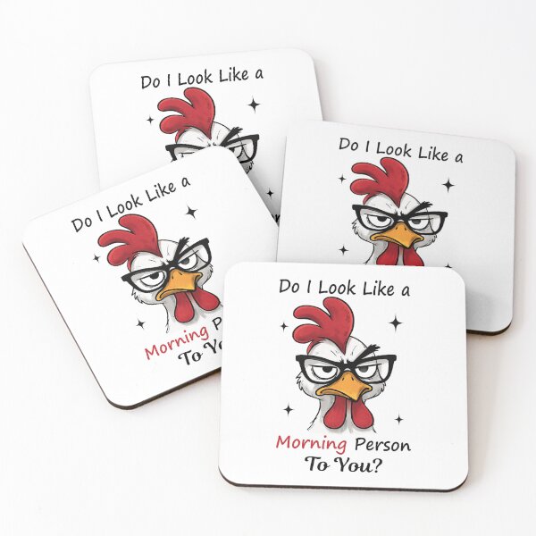 Item preview, Do I look like morning person rooster designed and sold by CleanDecor.