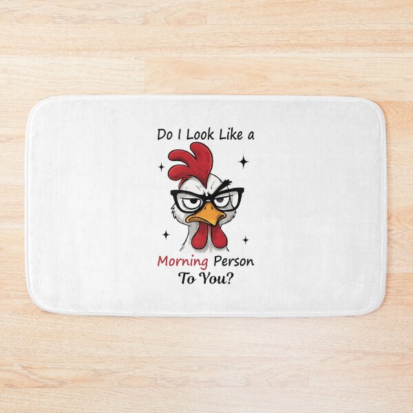 Item preview, Do I look like morning person rooster designed and sold by CleanDecor.