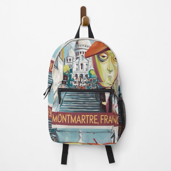 Item preview, Montmartre, Paris Travel Poster  designed and sold by LeQuirks.