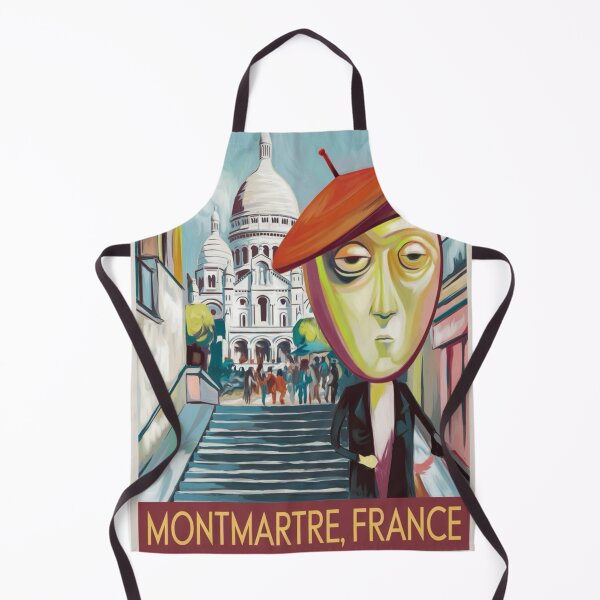 Item preview, Montmartre, Paris Travel Poster  designed and sold by LeQuirks.