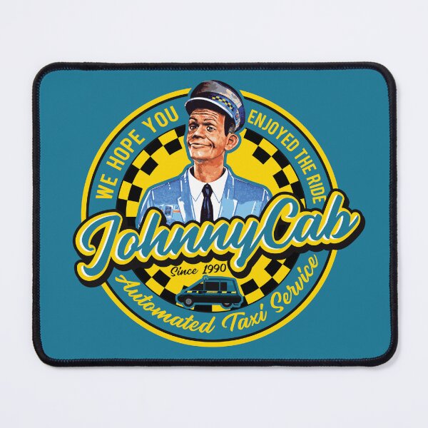 Item preview, JohnnyCab Automated Taxi Service designed and sold by Alema Art.