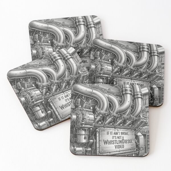 Item preview, etailed Diesel Engine Art | Mechanic Powerplant | If It Ain't Broke... designed and sold by NeuroPixels Design.
