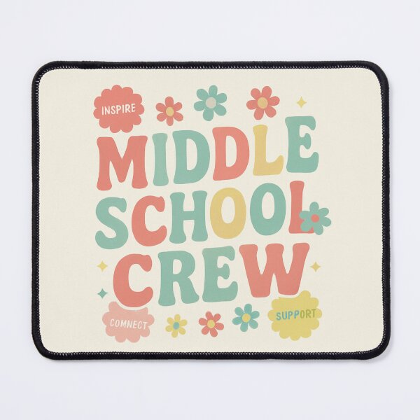 Item preview, Middle School Crew Retro Funny Teacher Student designed and sold by ZACK ART.