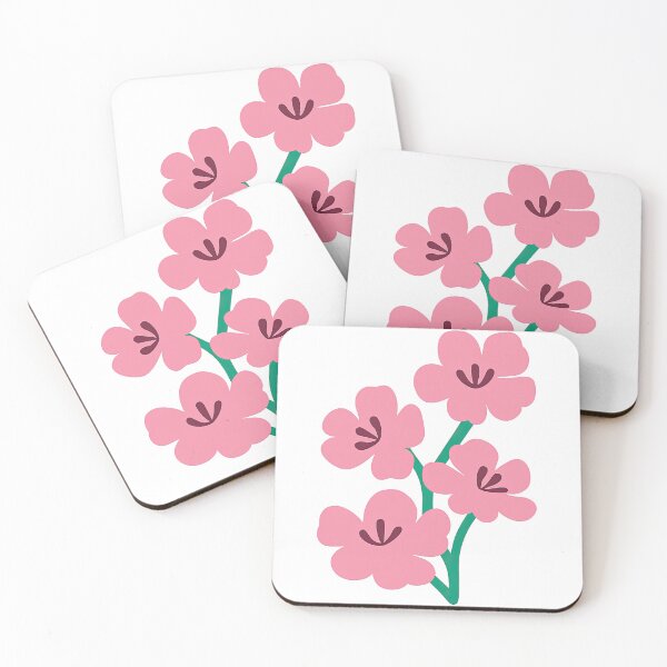 Item preview, Charming Pink Flower Cluster Botanical Illustration designed and sold by ArtfulWeave.