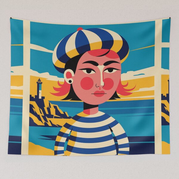 Item preview, Brittany France Poster | Le Quirks Travel Poster  designed and sold by LeQuirks.