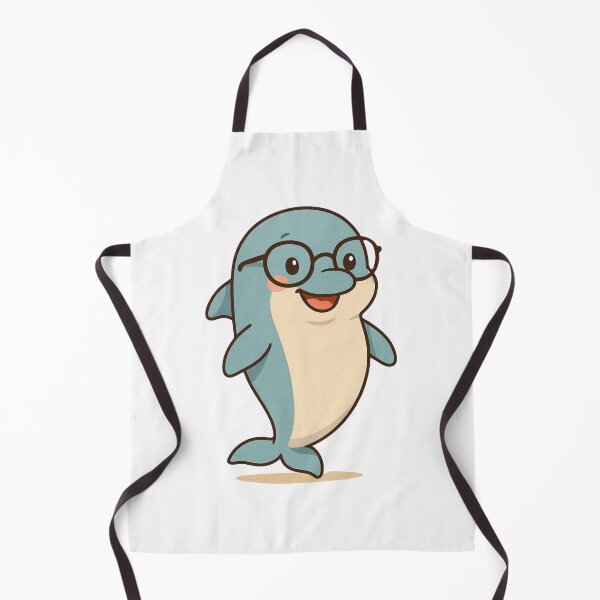 Item preview, Adorable Dolphin with Glasses designed and sold by Khamique.