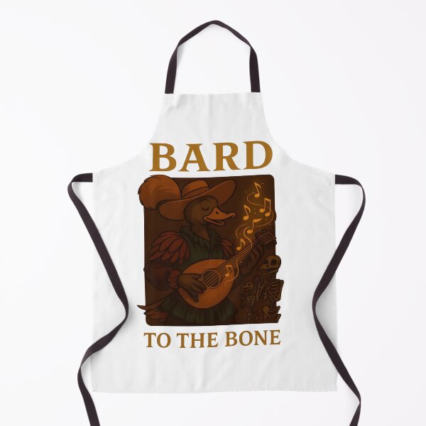 Item preview, Bard to the Bone – Funny Duck Bard Playing Music for Skeletons designed and sold by TeeTimeTreasure.