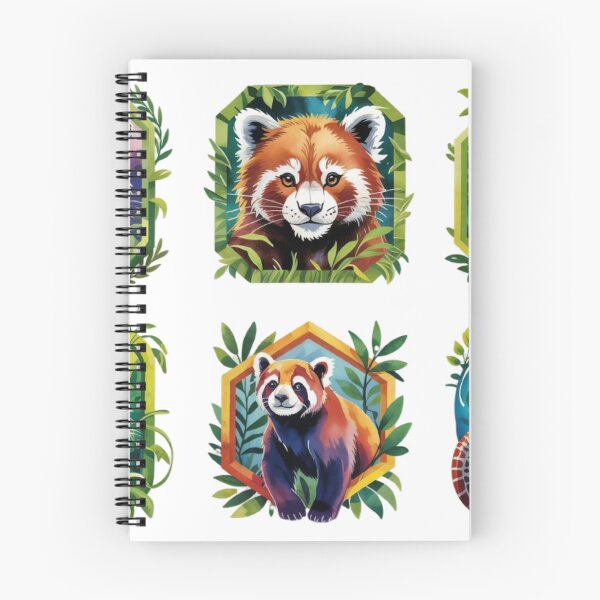 Item preview, Six Stylized Animal Illustrations with Natural and Geometric Frames designed and sold by Creative88Art.