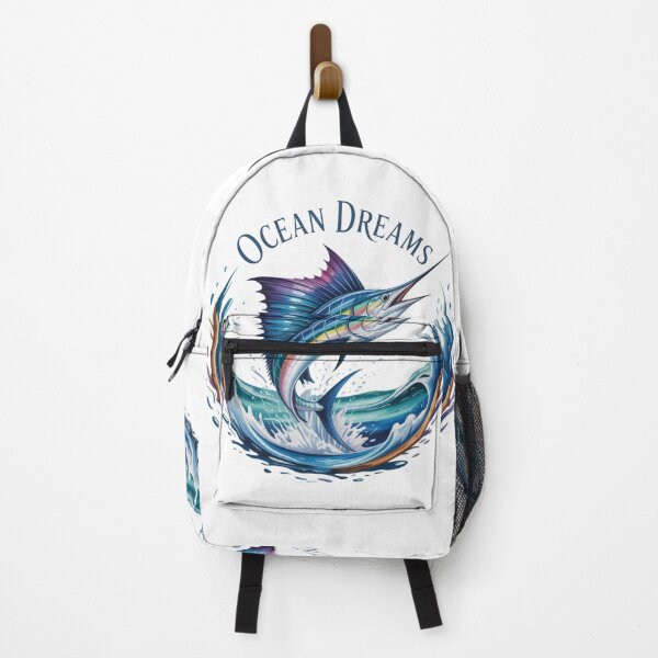 Item preview, Ocean Dreams – Sailfish in Wave Jump designed and sold by FusiTink.