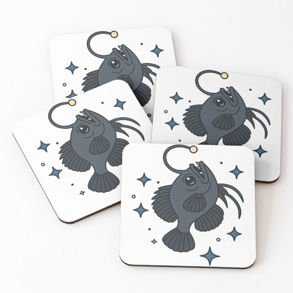 Item preview, Cute Deep Sea Anglerfish Cartoon Illustration designed and sold by ArtfulWeave.