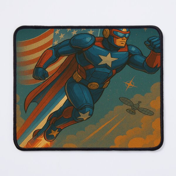 Item preview, Justice Jet – High-Flying Patriot Hero designed and sold by USA-USA-USA.