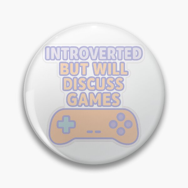 Item preview, Introverted But Will Discuss Games designed and sold by The Painted Topaz.