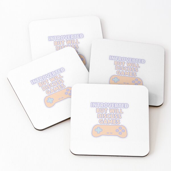 Item preview, Introverted But Will Discuss Games designed and sold by The Painted Topaz.