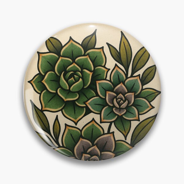 Aperçu de l'œuvre Affiche rétro d'artiste tatoueur succulent Summer Vibes, plantes d'intérieur vintage créée et vendue par Wild Blood Designs.