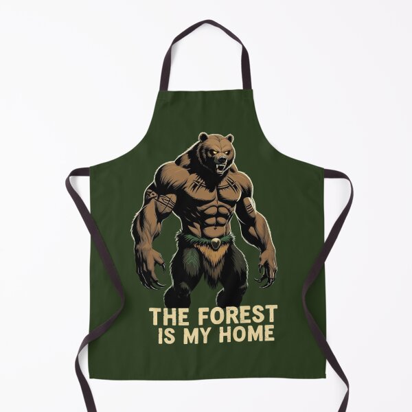 Item preview, Fierce Bear Warrior Survival Design - The Forest Is My Home designed and sold by SnoyTextil.