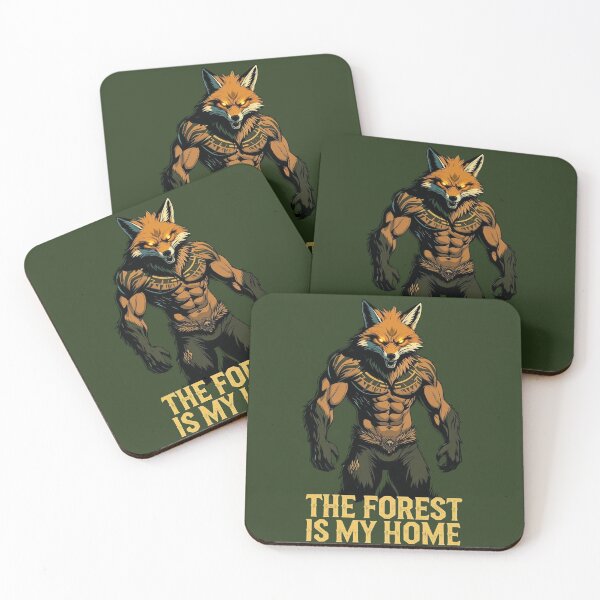 Item preview, Fierce Fox Warrior Survival Design - The Forest Is My Home designed and sold by SnoyTextil.