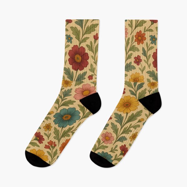 Item preview, Flowers Medieval Style floral print designed and sold by Dragonlit.