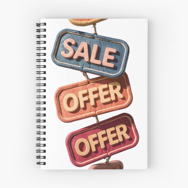 Item preview, Vertical Arrangement of Retro Styled Sale and Offer Signs designed and sold by Creative88Art.