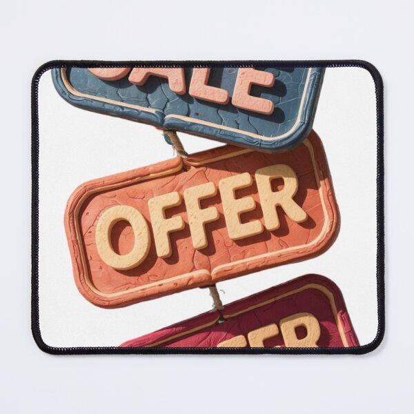 Item preview, Vertical Arrangement of Retro Styled Sale and Offer Signs designed and sold by Creative88Art.