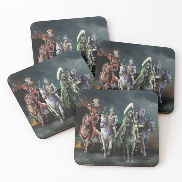Item preview, The Four Horsemen of the Apocalypse – Dark Symbolic Art designed and sold by ruizma.