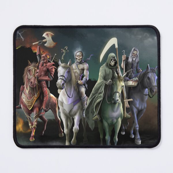 Item preview, The Four Horsemen of the Apocalypse – Dark Symbolic Art designed and sold by ruizma.