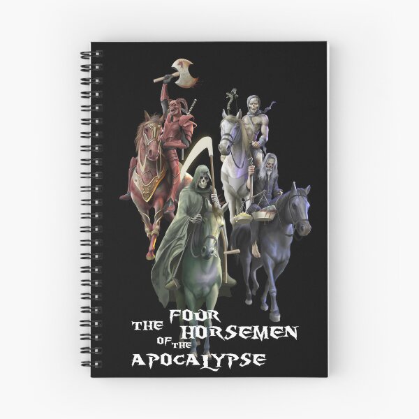 Item preview, The Four Horsemen of the Apocalypse – Dark Symbolic Art designed and sold by ruizma.