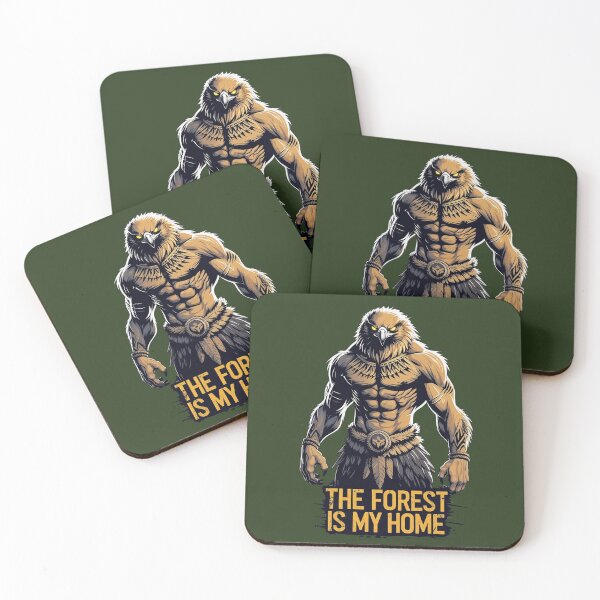 Item preview, Fierce Eagle Warrior Survival Design - The Forest Is My Home designed and sold by SnoyTextil.