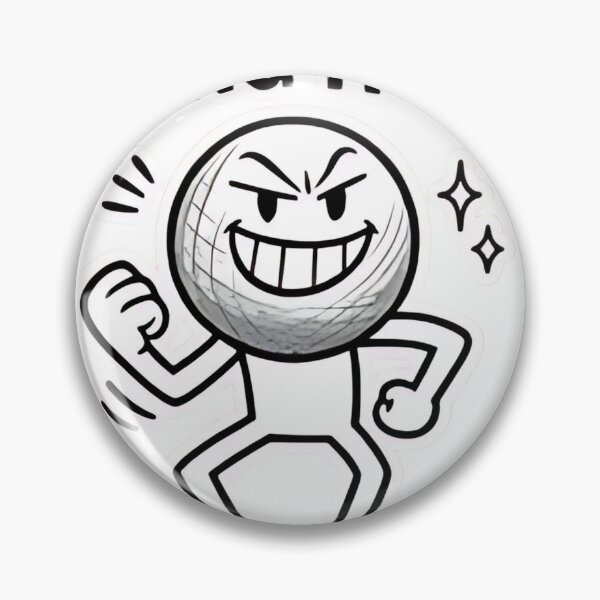 Item preview, Bring It On! Funny Petanque Ball Cartoon – Bold Black and White Sports Illustration designed and sold by Sitred123.
