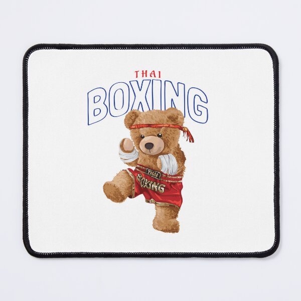 Item preview, Muay Thai Teddy – Cute but Fierce Fighter designed and sold by goodsunday28.