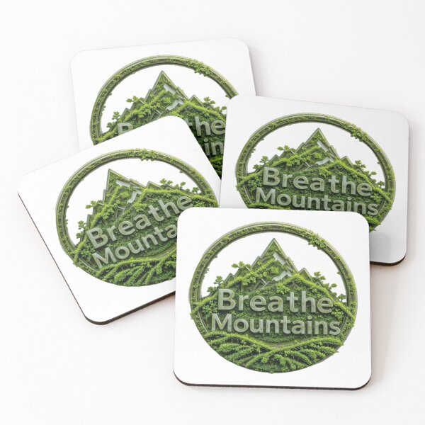 Item preview, Circular Emblem with Transparent Design of Mountains and Greenery designed and sold by Creative88Art.
