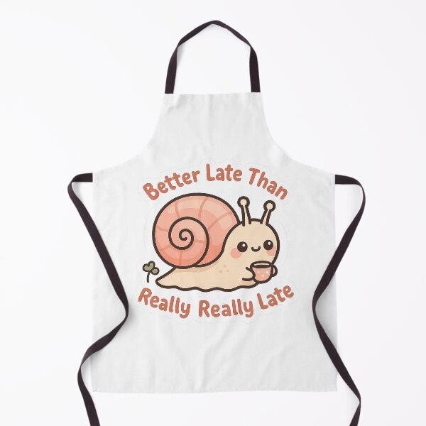 Item preview, Better Late Than Really Really Late Snail  designed and sold by anabear-art.