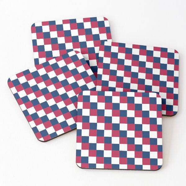 Item preview, Checker pattern with US flag colour designed and sold by santoshputhran.