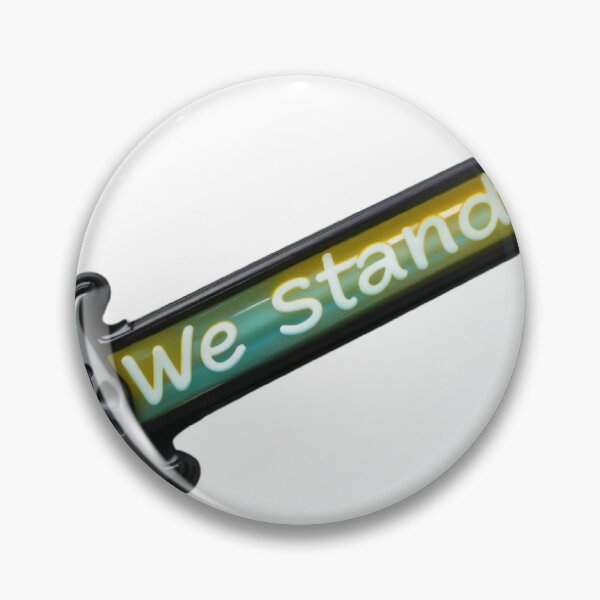 Item preview, Stylized Sword with Gradient Blade and Bold Text We Stand designed and sold by Creative88Art.